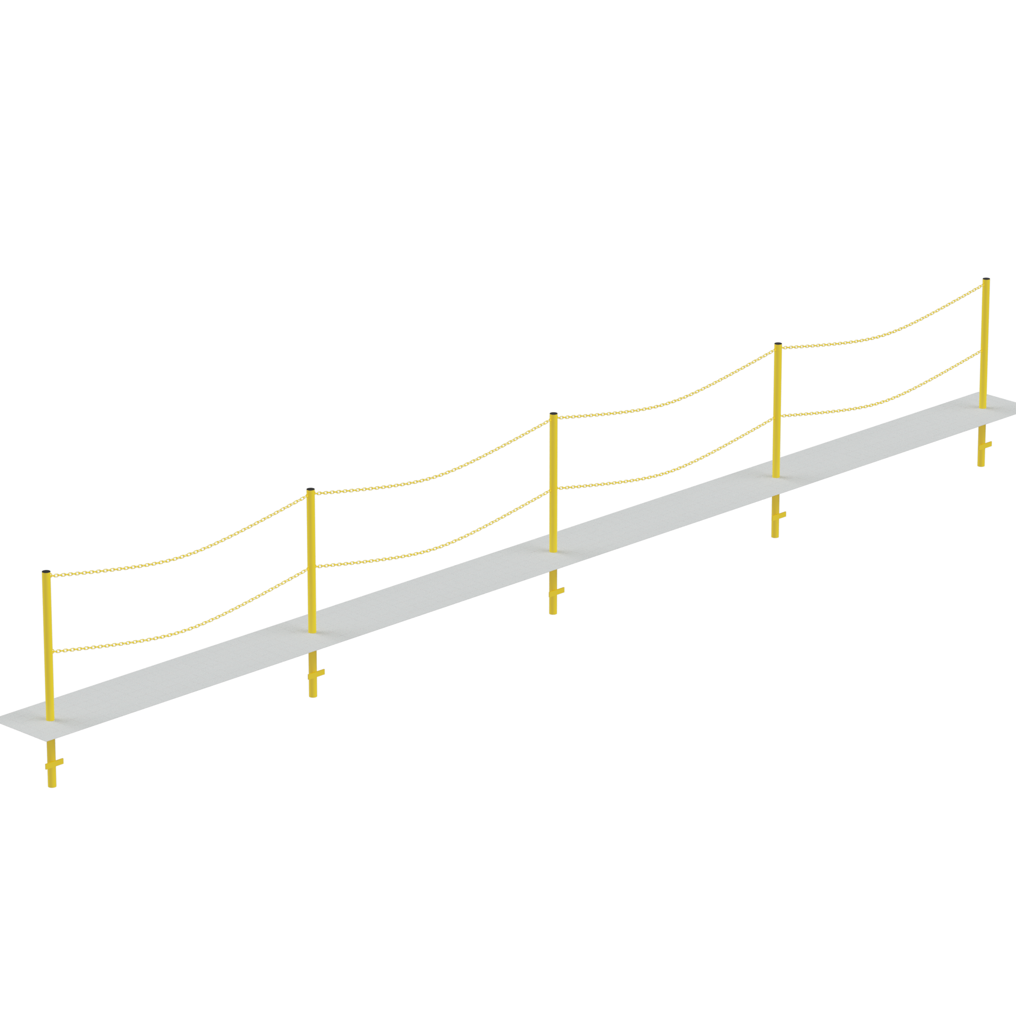 BARIERKA ŁAŃCUCHOWA U12B FI 48,3x2500 (Do wbetonowania) — zdjęcie 4